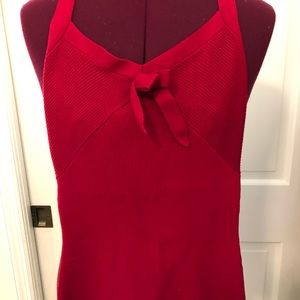 Red INC halter Top